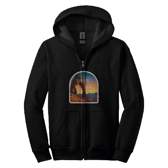 Arches National Park Zip Hoodies