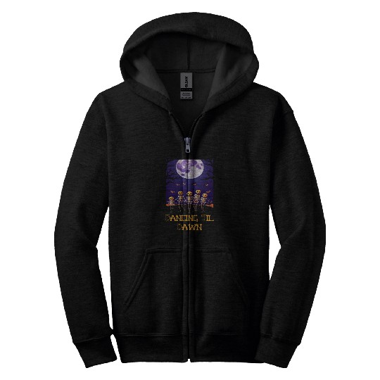 Halloween's Enchanted Dance Zip Hoodies