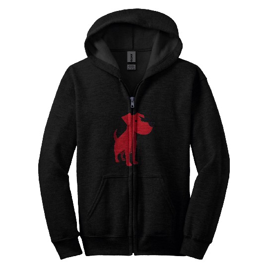 Red Dog 2 Zip Hoodies