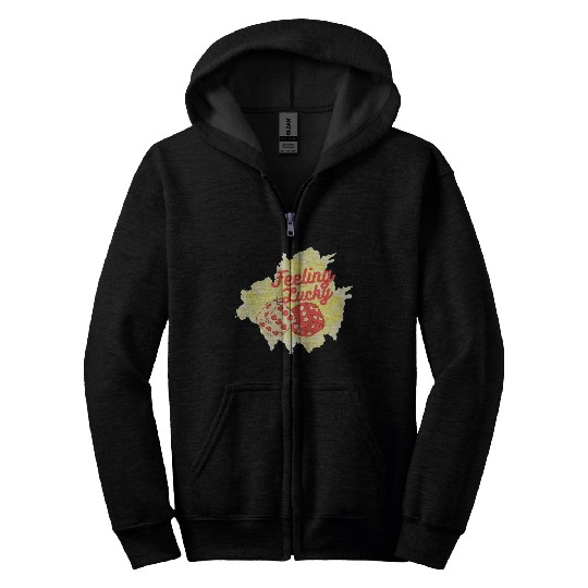 Feeling lucky Zip Hoodies