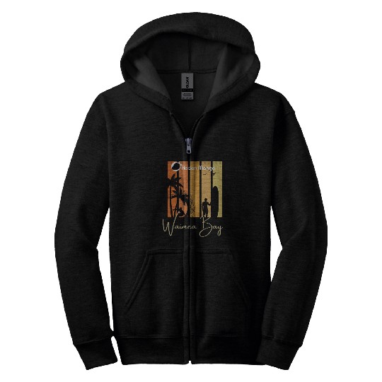 Waimea Bay Haden Mango Style Zip Hoodies