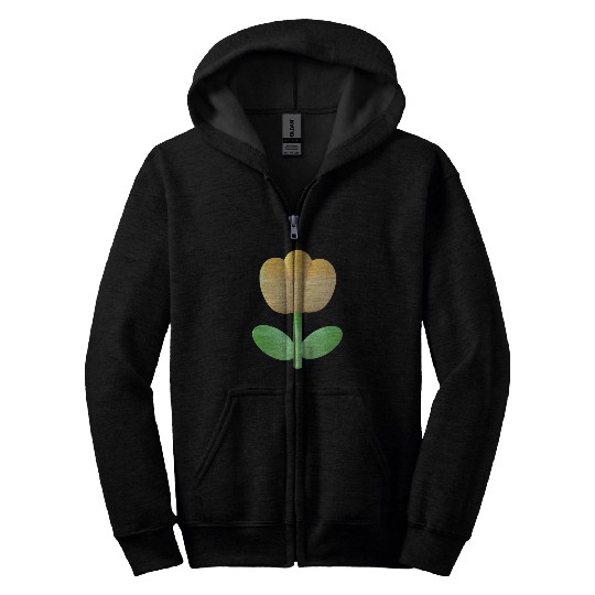 Tulip brighten your day Zip Hoodies