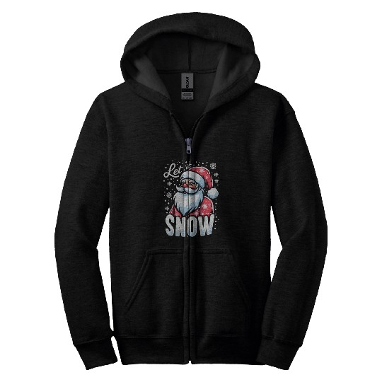 Let It Snow Zip Hoodies