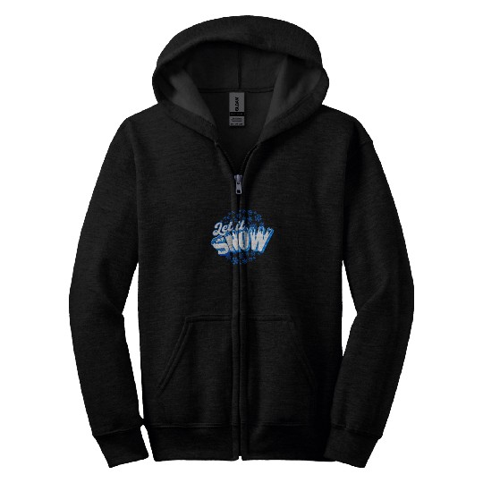 Let it Snow - Snow Zip Hoodies