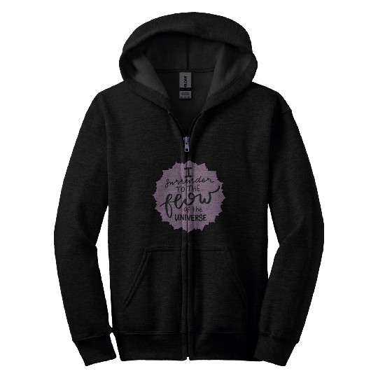 Crown Chakra Affirmation Zip Hoodies