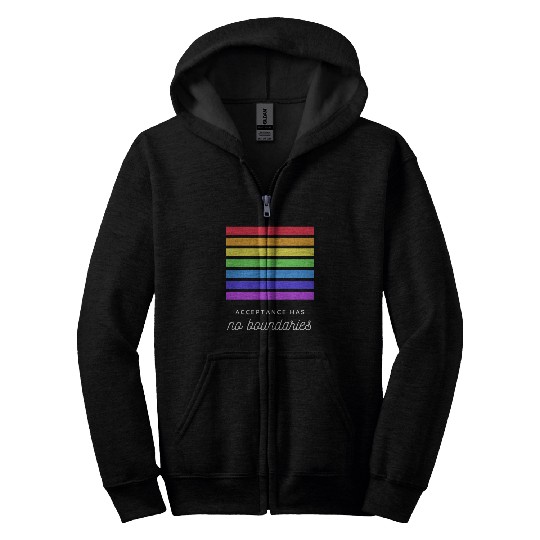 Acceptance Has No Boundaries Zip Hoodies