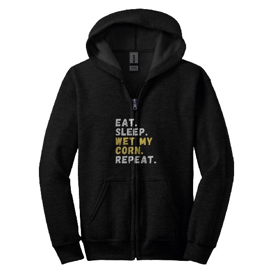Maize Grower Home Gardening Cornfield Zip Hoodies