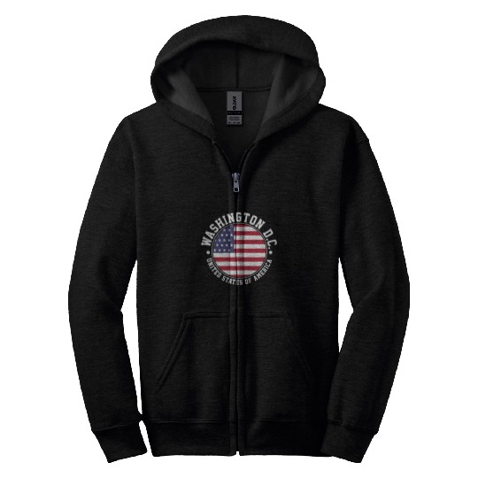Washington Dc Zip Hoodies