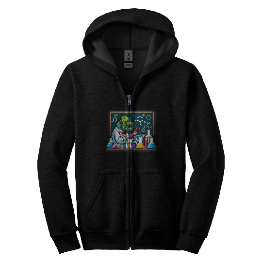 Chemical Chameleon Zip Hoodies