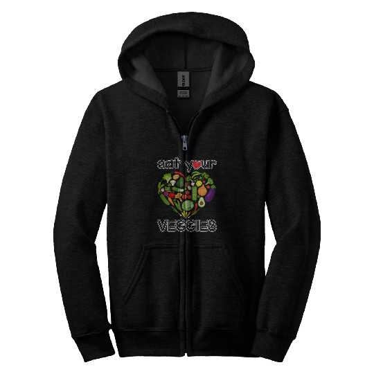 eat your veggies Zip Hoodies