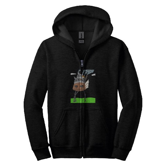 Steampunk Mechanical Moving Castle Zip Hoodies