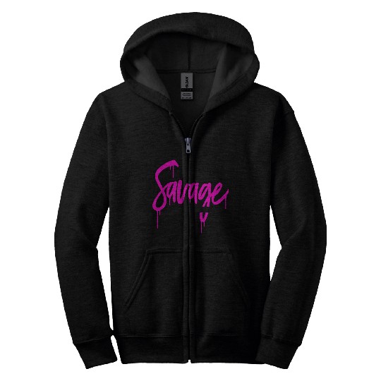 Savage classy bougie ratchet Zip Hoodies