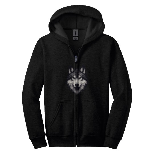 Mystic Alpha Wolf Zip Hoodies