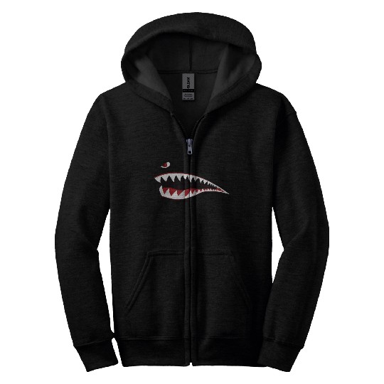 p-51 mustangs p-40 warhawks Zip Hoodies