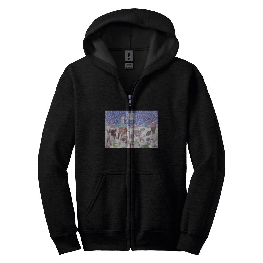 The Nutcracker Christmas Candy Land Zip Hoodies