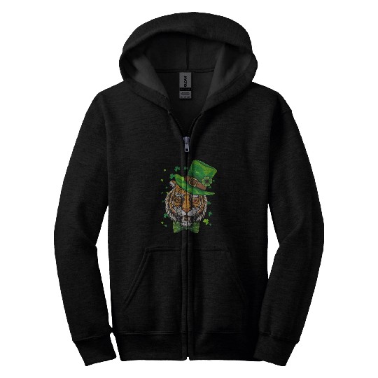 Tiger Irish Zip Hoodies