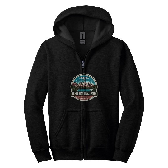 Banff National Park, Alberta Canada grizzly bears Zip Hoodies