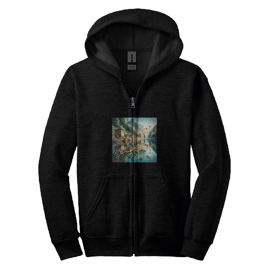 Honey Harvest Reflections Sweet Nectar Zip Hoodies