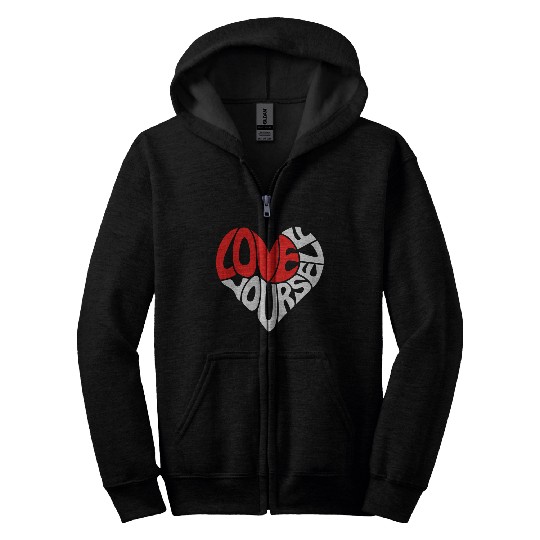 Self-Love Zip Hoodies - Embrace Yourself