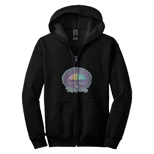 Novelty Rainy Days Zip Hoodies
