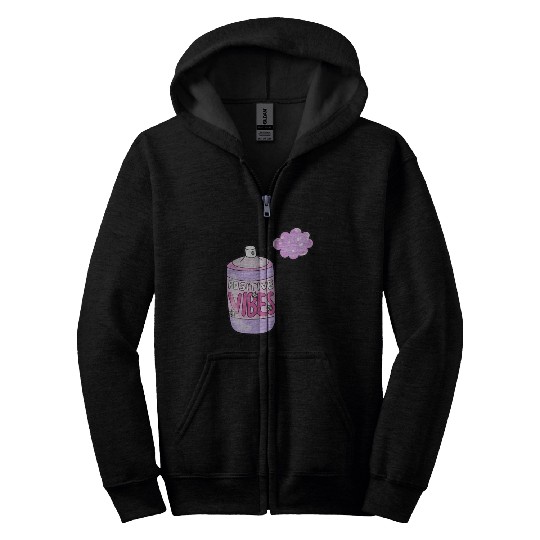 stay positive,stay cool Zip Hoodies