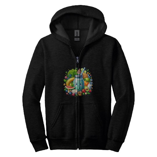Bunny fruitfertilizer Zip Hoodies