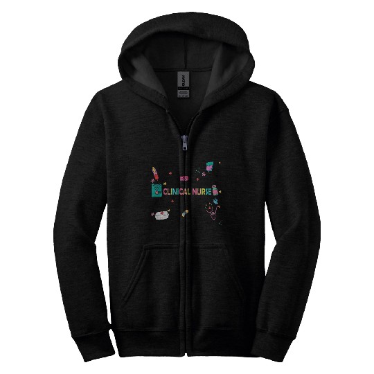 Clinical nurse lover Zip Hoodies