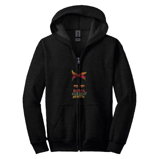 BLACK HISTORY Zip Hoodies