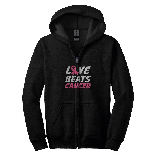 Breast Cancer Awareness Zip Hoodies