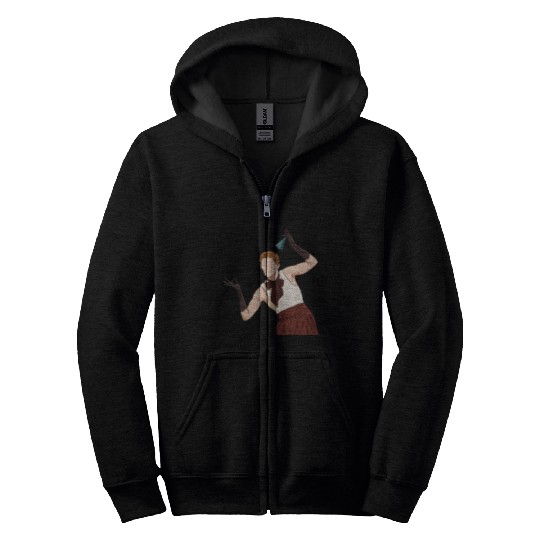 Eddie in Cabaret Zip Hoodies
