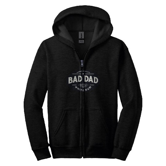 BD WHITE RUM Zip Hoodies