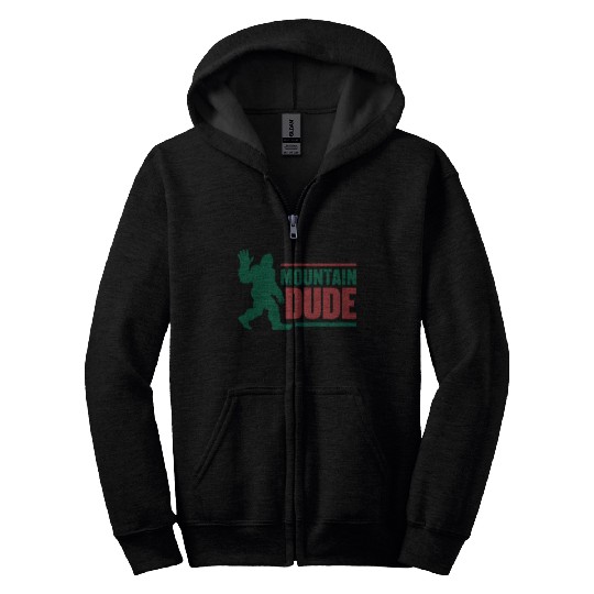 Mountain Dude Zip Hoodies
