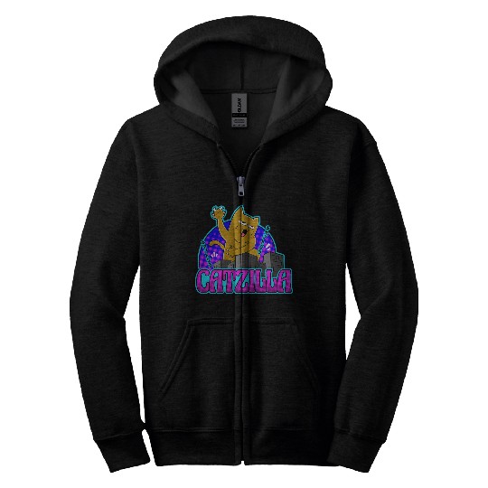 catzilla Zip Hoodies