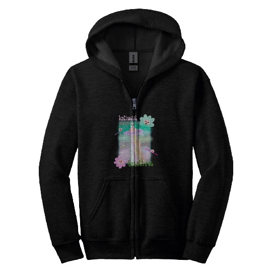 CIRCUS IN SPRING: SPRING ALIEN Zip Hoodies
