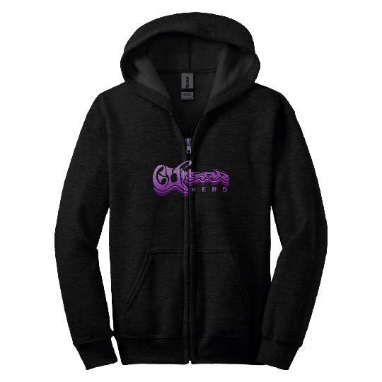 Guitar Hero - Typography Design Zip Hoodies