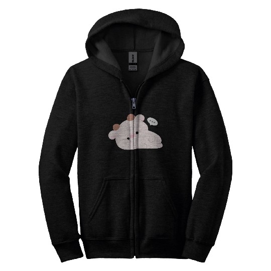 Tortie Cow Zip Hoodies