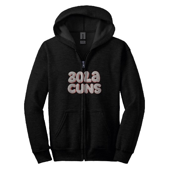 Typography Zip Hoodies