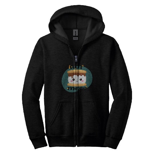 Hot Mess Kawaii S'more Meme Zip Hoodies