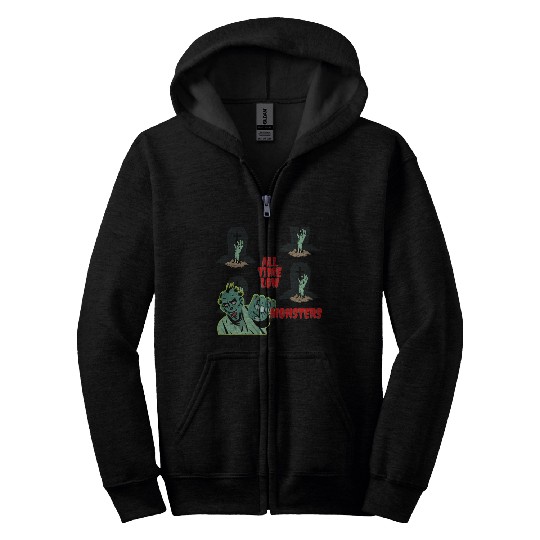 Zombies Zip Hoodies