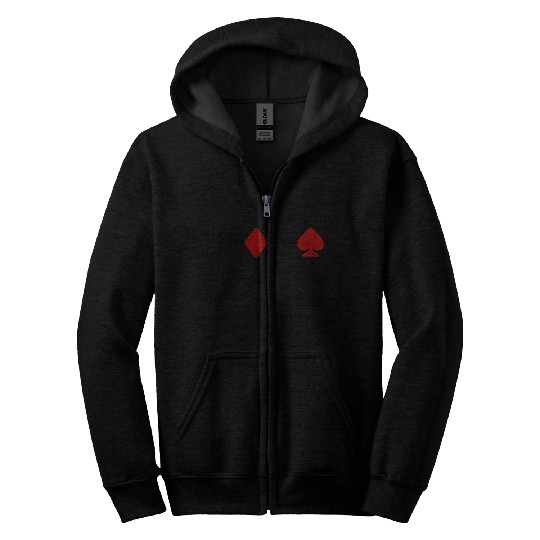 playing card lovers Zip Hoodies