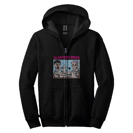 Sleaford Mods Punk Rock Design Zip Hoodies