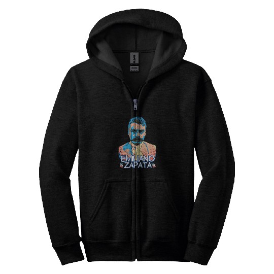 Emiliano Zapata Zip Hoodies