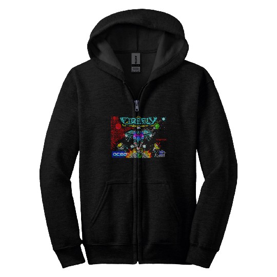 Firefly ZX Spectrum Loading Screen Zip Hoodies