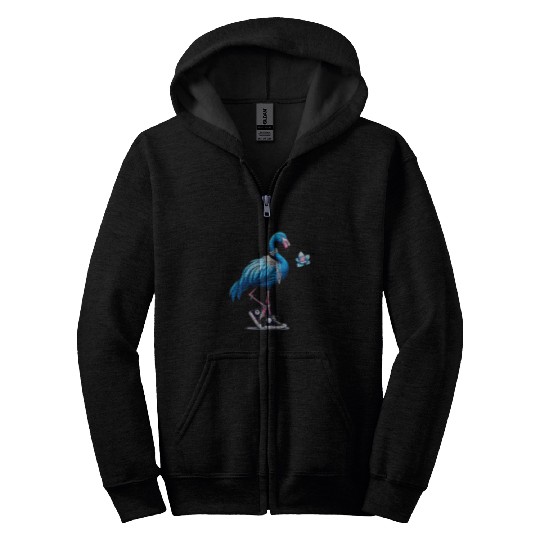 Flamingo Chucks And Pearls Comma La Kamala 2024 Zip Hoodies