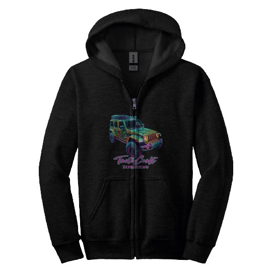 Jeep overland Zip Hoodies