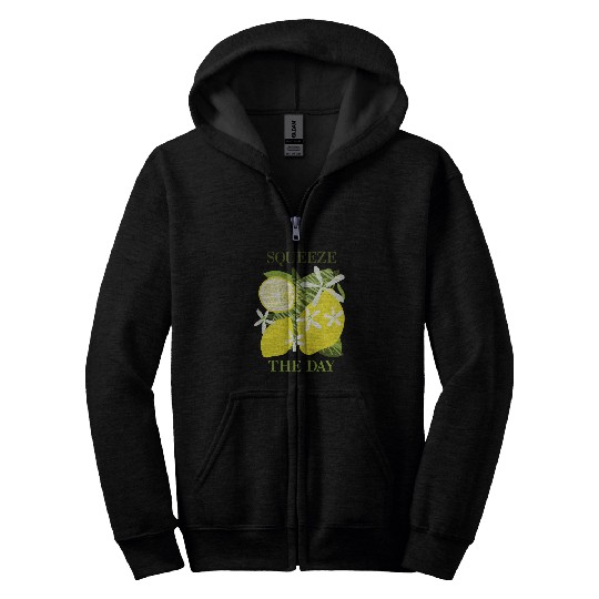 Citrus Lover Squeeze the day Zip Hoodies