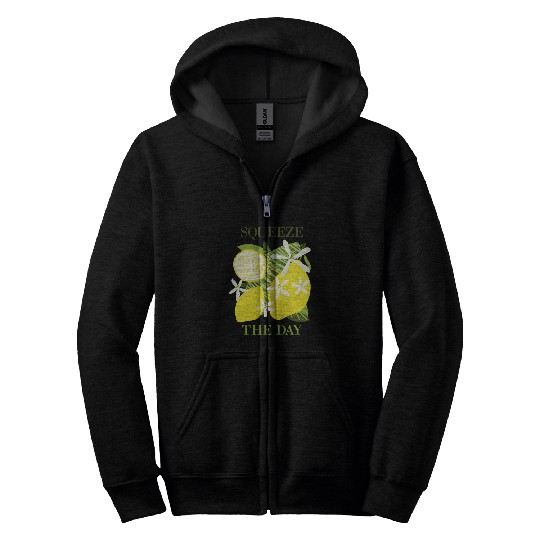 Citrus Lover Squeeze the day Zip Hoodies