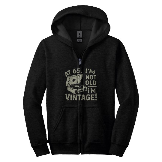 65th Birthday Zip Hoodies for him