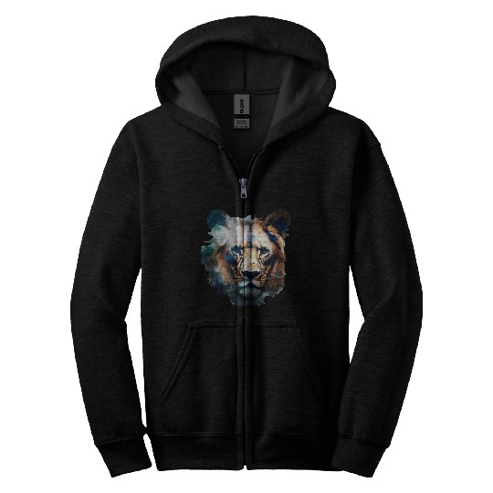 Lion Zip Hoodies