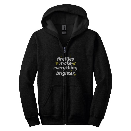 Fireflies Firefly Lightning Bug Insect Collector Zip Hoodies